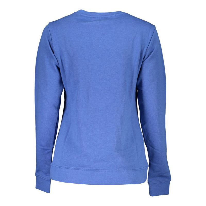 Cavalli Class Blue Cotton Women Sweater - Luxurious Comfort