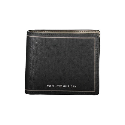 Tommy Hilfiger zwarte leren portemonnee