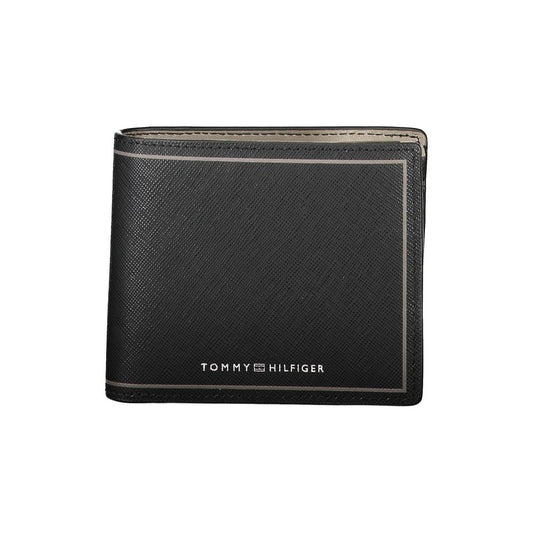 Tommy Hilfiger zwarte leren portemonnee
