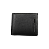 Portefeuille en cuir noir Calvin Klein