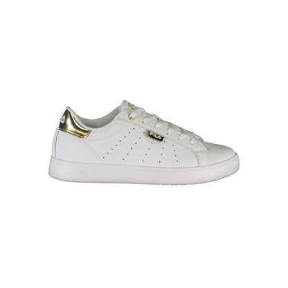 Fila Luxe Sneakers met Vetersluiting en Gouden Details