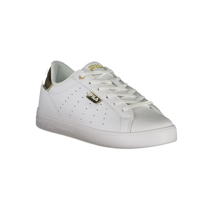 Fila Luxe Sneakers met Vetersluiting en Gouden Details