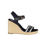 Tommy Hilfiger Sandales Wedge en Polyester Bleu - Élégance et Confort