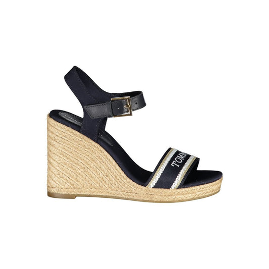 Tommy Hilfiger Sandales Wedge en Polyester Bleu - Élégance et Confort