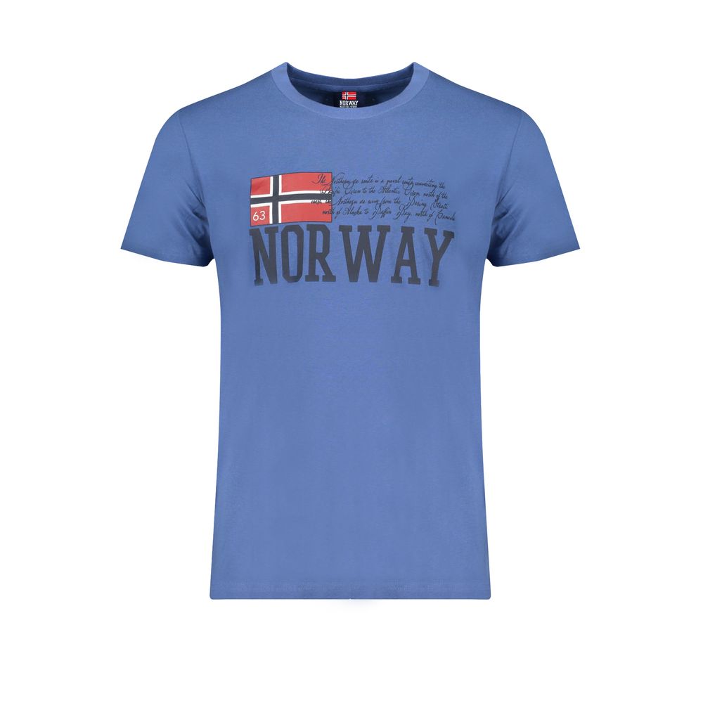 T-shirt en coton bleu, Norvège 1963