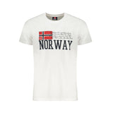 T-shirt blanc en coton, Norvège 1963