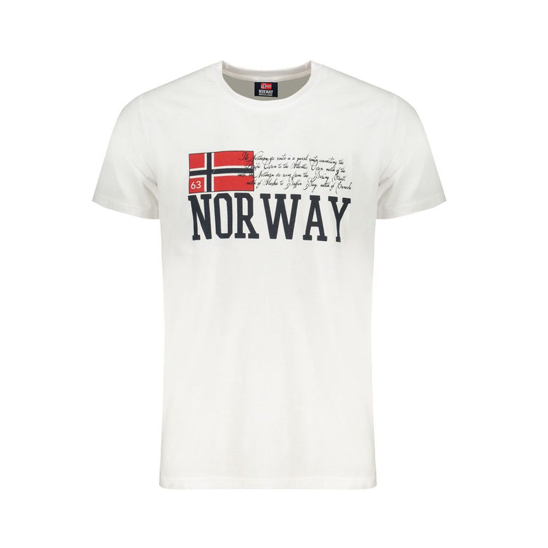 T-shirt blanc en coton, Norvège 1963
