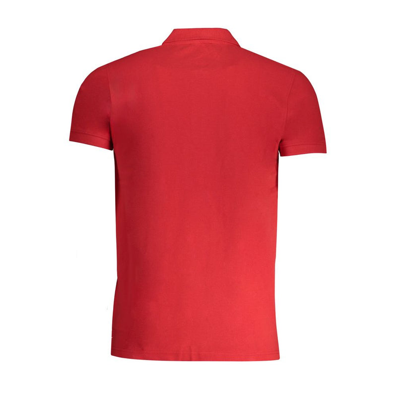 Polo en coton rouge Cavalli Class