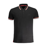 Polo en coton noir Cavalli Class