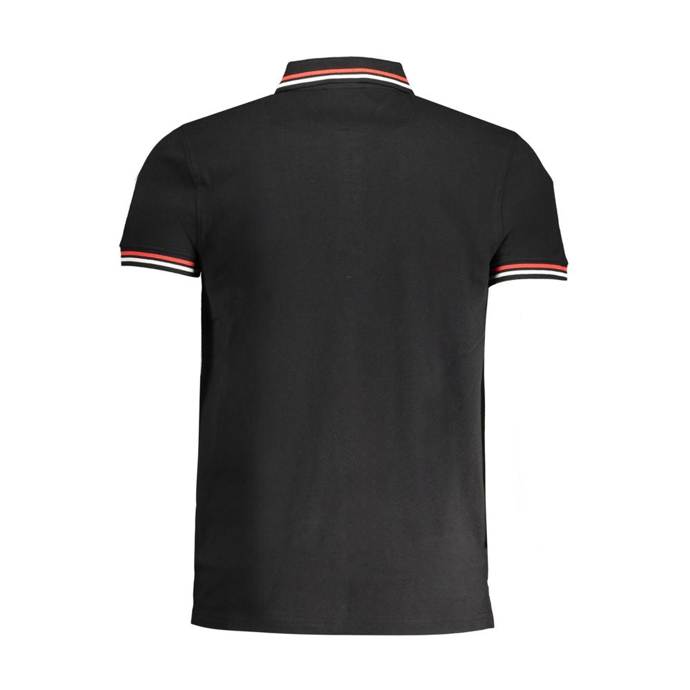 Polo en coton noir Cavalli Class