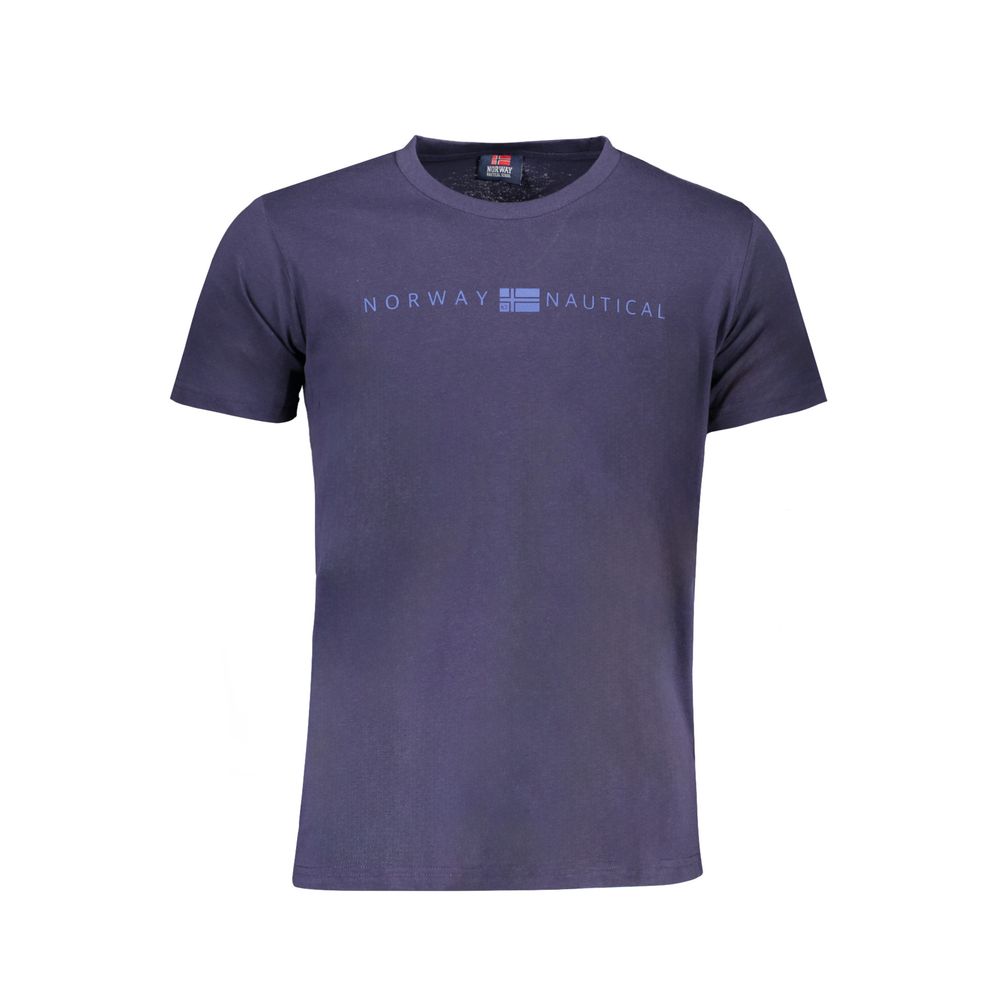 T-shirt en coton bleu, Norvège 1963