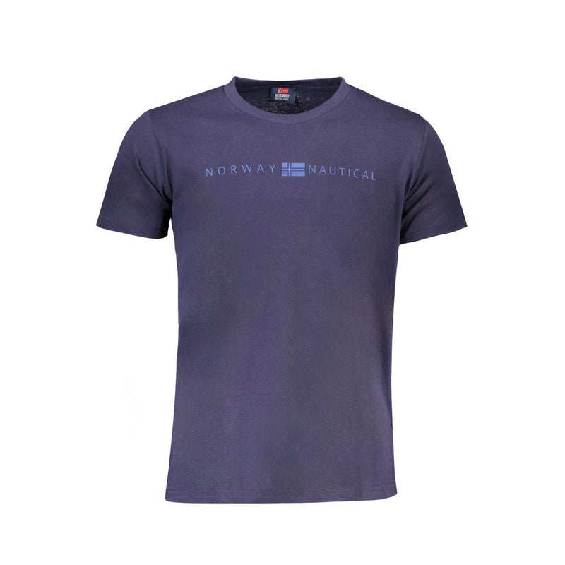 T-shirt en coton bleu, Norvège 1963