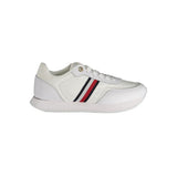 Tommy Hilfiger White Polyester Sneaker - Élégance et Confort