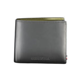 Portefeuille en cuir noir Tommy Hilfiger