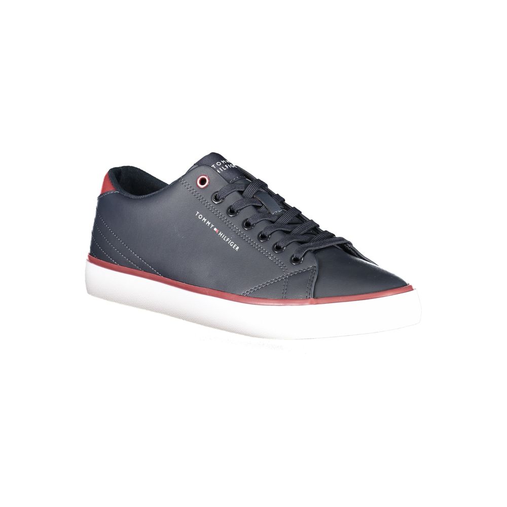 Tommy Hilfiger Blue Polyester Sneaker - Stylish & Comfortable Footwear