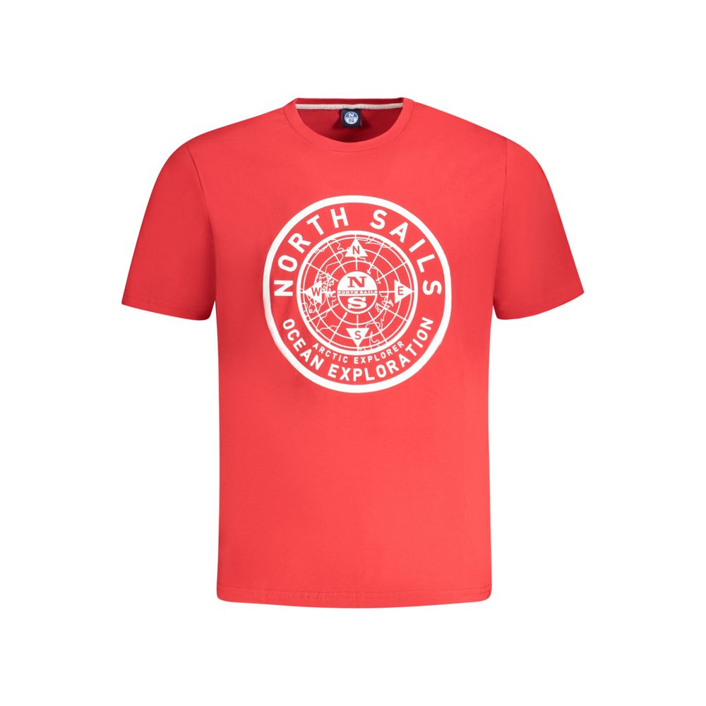 T-shirt homme en coton rouge North Sails