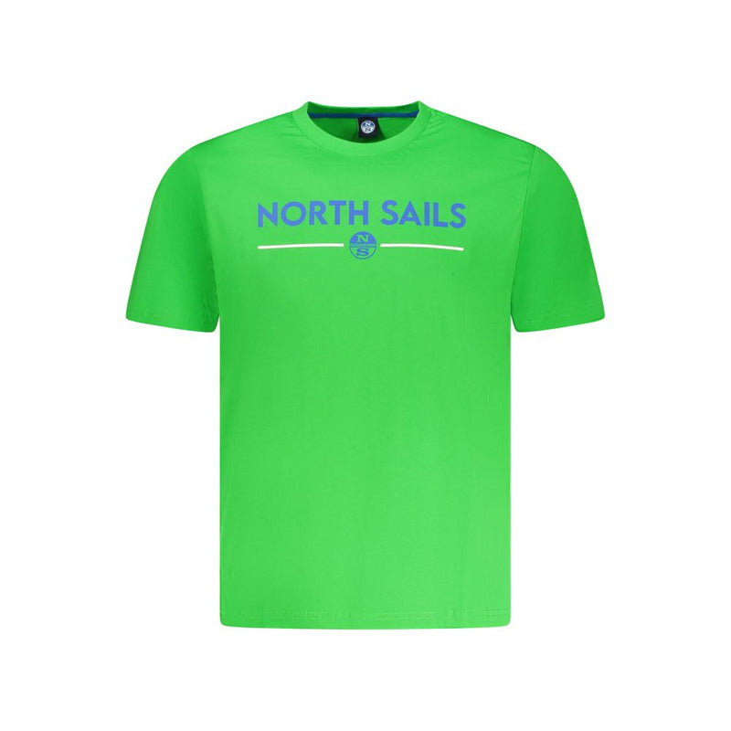 T-shirt homme en coton vert North Sails