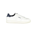 BLAUER Bianco Polyurethane Sneakers for Men