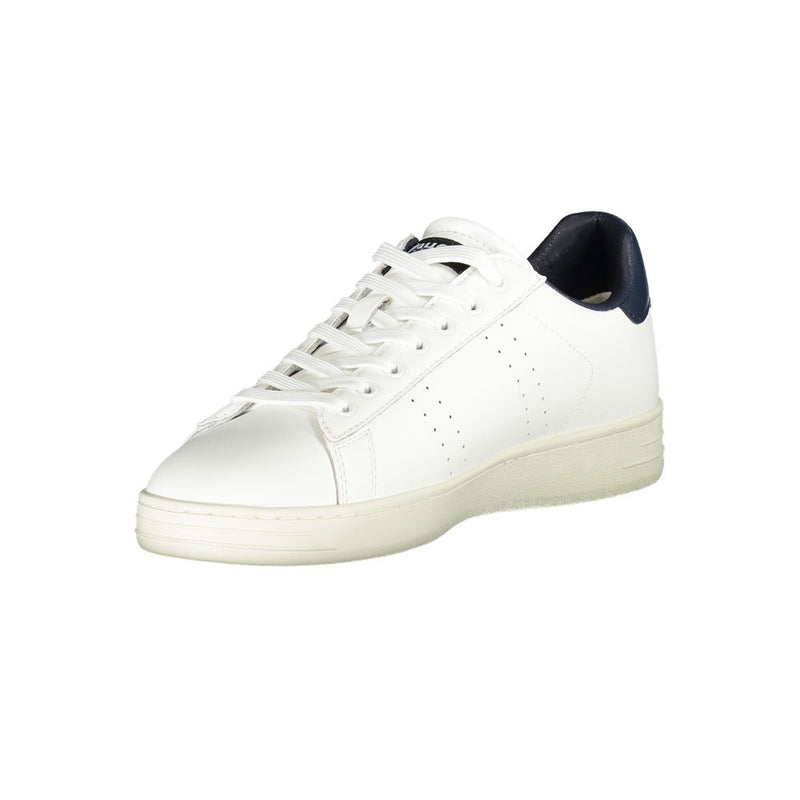 Blauer White Leather Men Sneaker - Stylish Athletic Footwear