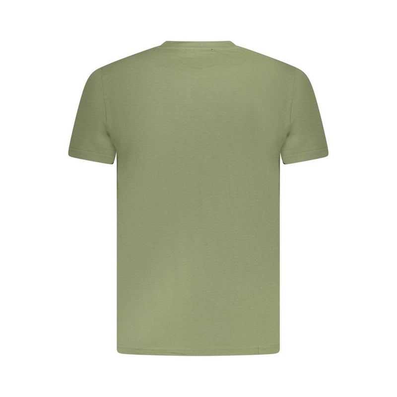 T-shirt homme en coton vert Cavalli Class