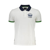 Polo homme en coton blanc La Martina