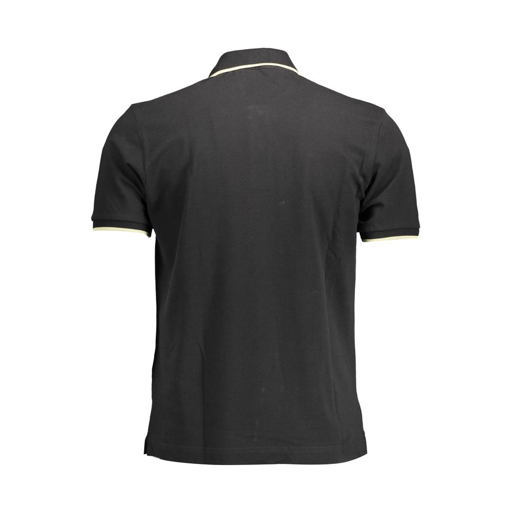 Polo La Martina en coton noir pour homme