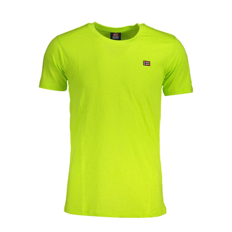 Noorwegen 1963 Geel Katoenen Heren T-Shirt