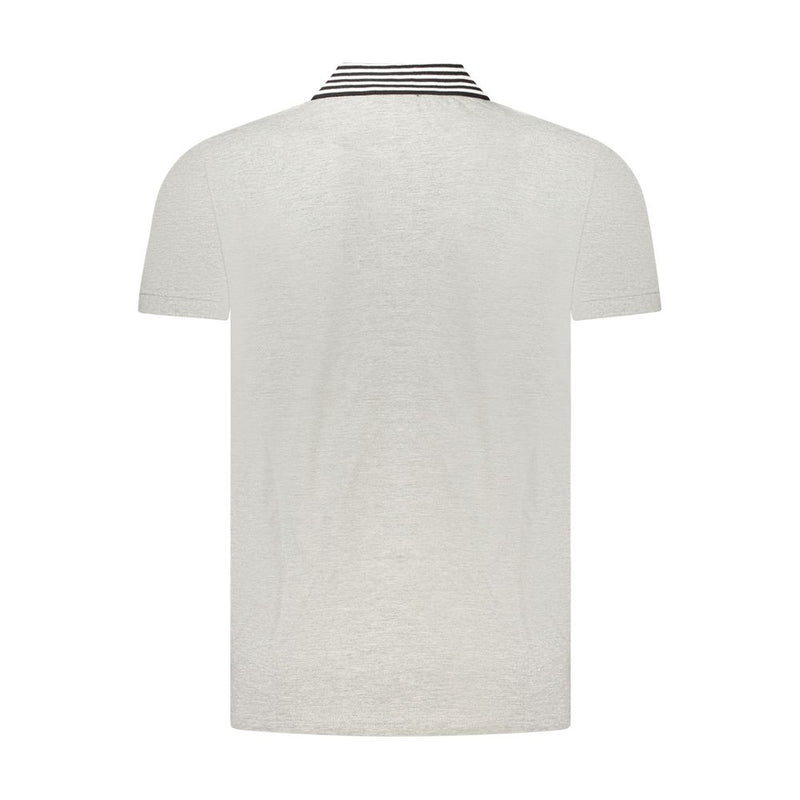 Cavalli Class Poloshirt van katoen in grijs