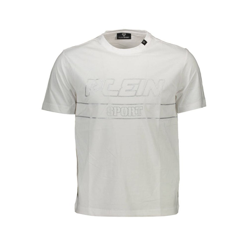 Plein Sport wit katoenen heren T-shirt