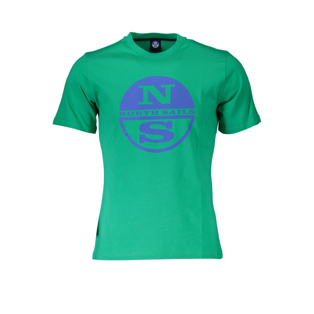 T-shirt homme en coton vert North Sails