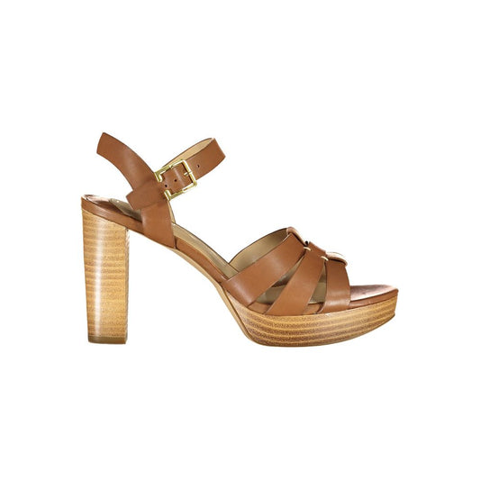 Sandale en cuir marron de Ralph Lauren