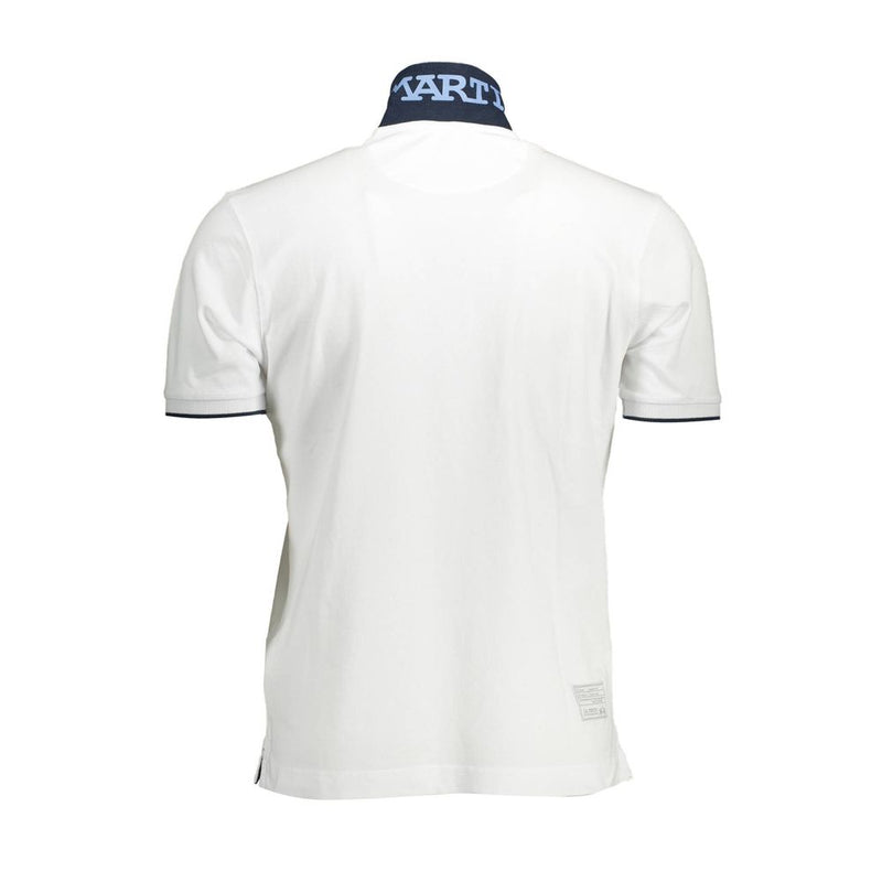 Polo blanc élégant à manches courtes pour homme de La Martina
