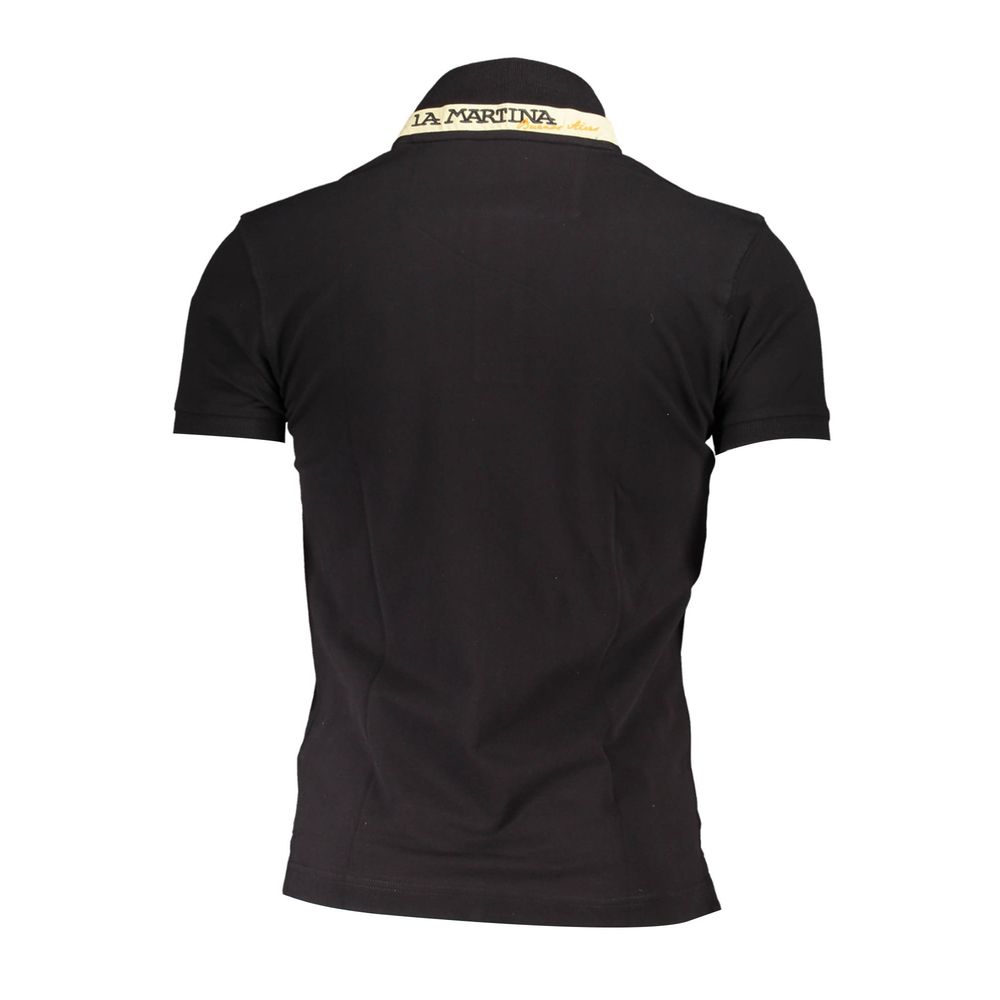 Polo La Martina à détail contrasté, coupe ajustée