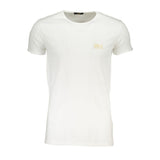 T-shirt en coton blanc Cavalli Class