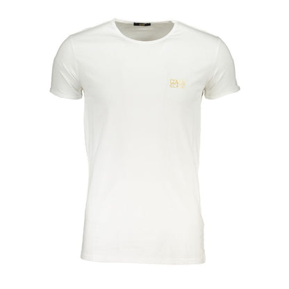 T-shirt en coton blanc Cavalli Class