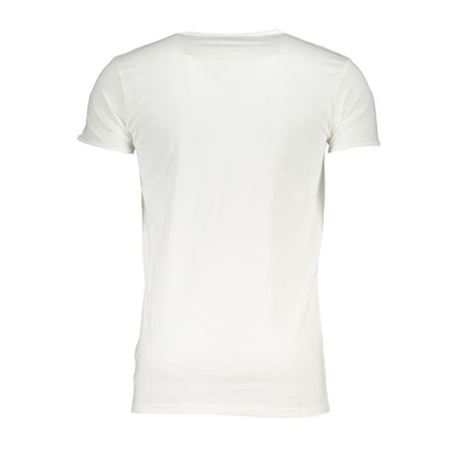 T-shirt en coton blanc Cavalli Class