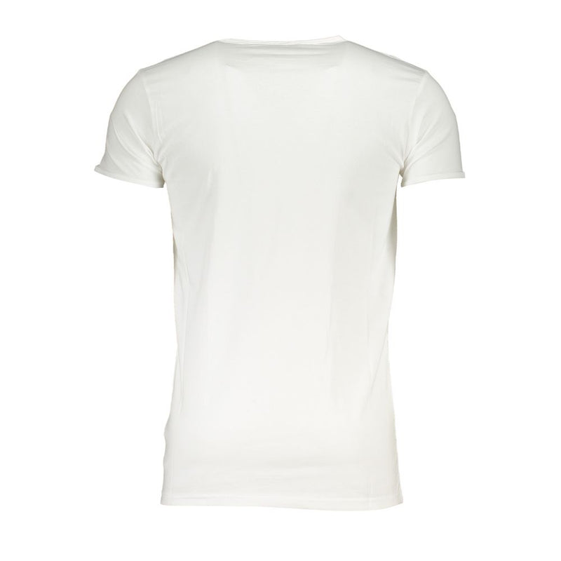 T-shirt en coton blanc Cavalli Class