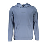 Pull à capuche bleu en polyester pour homme de Calvin Klein