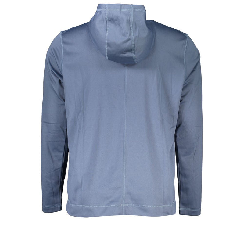 Pull à capuche bleu en polyester pour homme de Calvin Klein