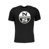 T-shirt en coton noir North Sails