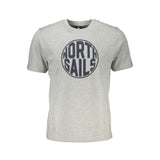 T-shirt homme en coton marron North Sails