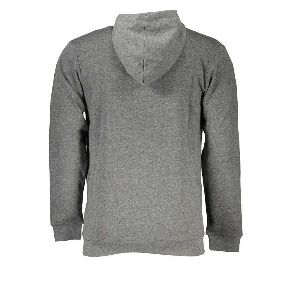 Pull à capuche en coton gris pour homme de Sergio Tacchini