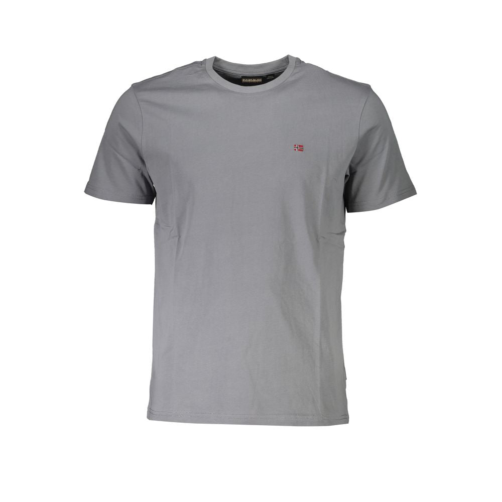 T-shirt Napapijri en coton brun pour homme