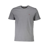 T-shirt Napapijri en coton brun pour homme