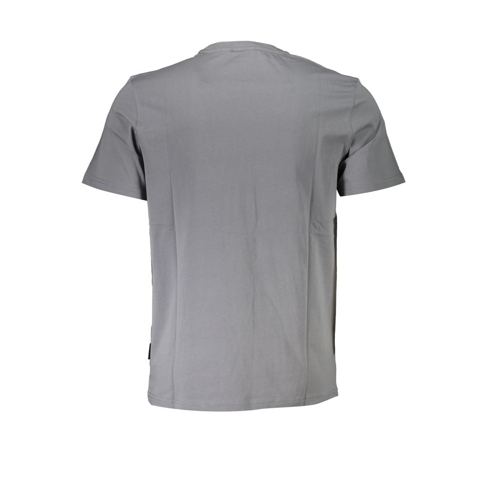 T-shirt Napapijri en coton brun pour homme