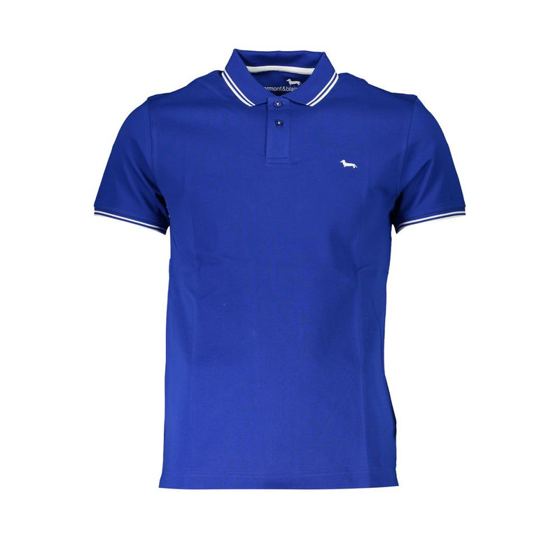 Harmont &amp; Blaine Polo met korte mouwen en contrasterende details