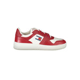 Tommy Hilfiger Pink Leather Men Sneaker - Style and Comfort Combined