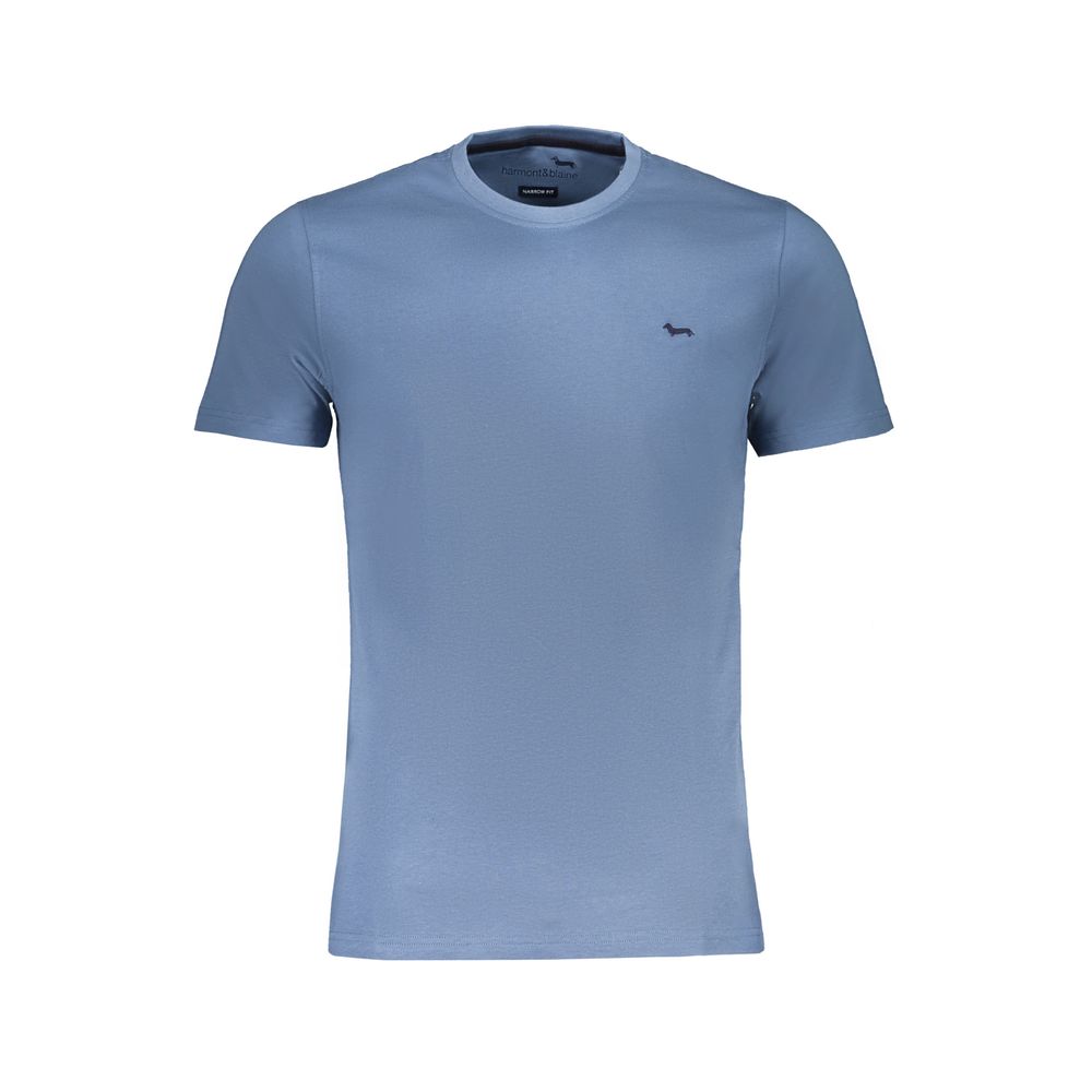 T-shirt en coton bleu de Harmont &amp; Blaine