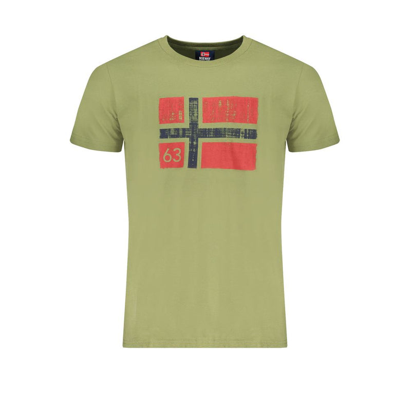 T-shirt en coton vert, Norvège 1963