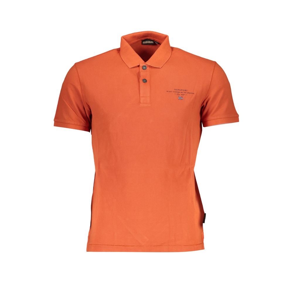 Polo en coton orange Napapijri